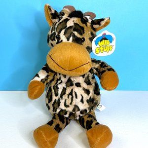 RARE Vintage‎ Good Stuff Unique Leopard Print Giraffe 17" Plush Stuffed Animal